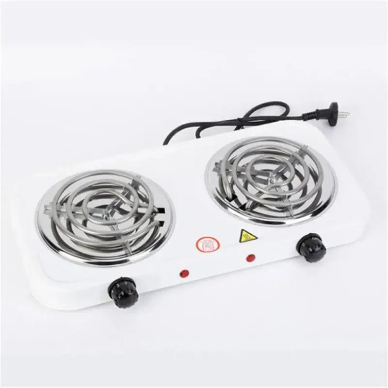 Electric Stove Burner Double – 2000W Dual Hot Plate Cooker | Fast Heating Portable Double Burner Electric Stove for Home & Kitchen Use