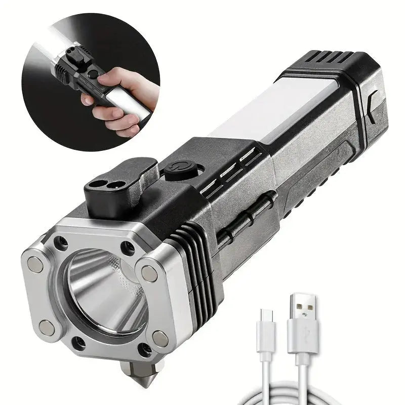 COB Auxiliary Flash Light – High Brightness Portable LED Emergency Torch