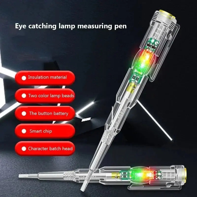 Smart Electric Voltage Tester Pen – Non-Contact AC Voltage Detector with Clear Indicator
