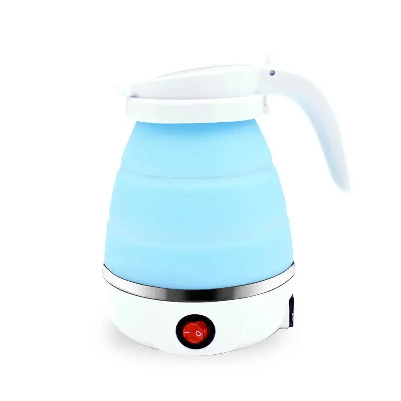 600ml Portable Electric Travel Kettle – Foldable Silicone Fast Water Boiling Kettle for Home & Travel