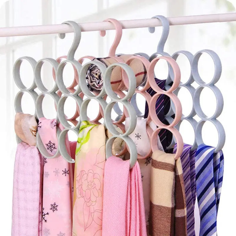 15 Hole Hanger | Space Saving Multi-Function Clothes Organizer for Wardrobe (5 pcs)