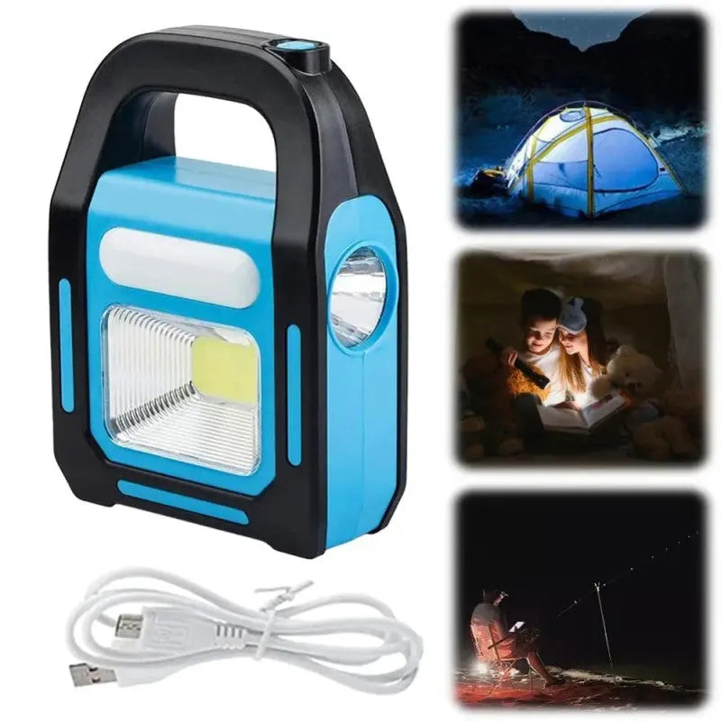 Hurry Bolt Work Light – Rechargeable Solar & USB Emergency Camping Light for Outdoor Use