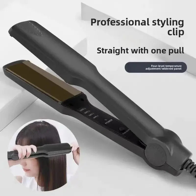 Kemei KM-329 Hair Straightener – Professional Ceramic Flat Iron for Smooth, Shiny & Frizz-Free Hair | Fast Heating Styling Tool