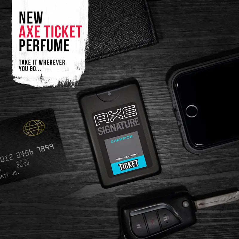 AXE Mini Pocket Perfume – Long Lasting Travel Size Fragrance for Men | Compact Body Spray