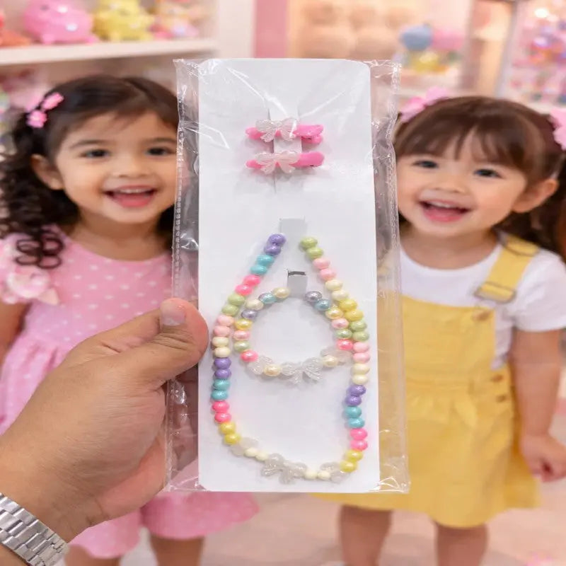 Kids Beads Necklace Set Jewelry