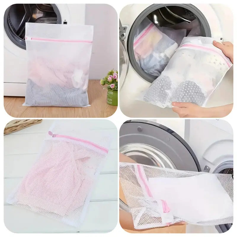 Mesh Laundry Net Pouch – Protective Laundry Washing Bag for Delicate Clothes, Lingerie & Baby Wear