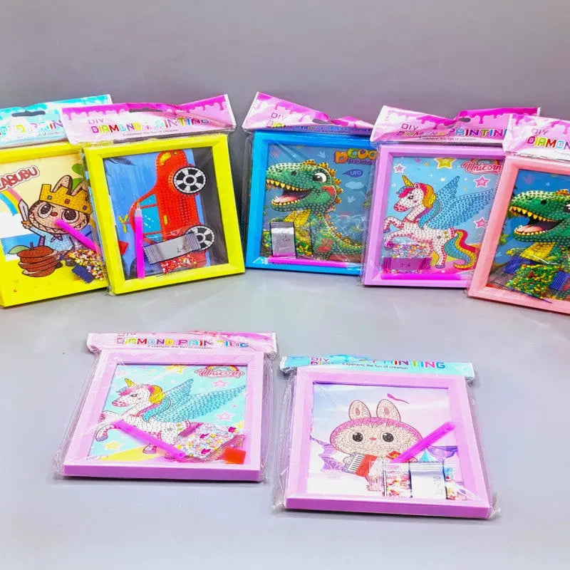 DIY Diamond Painting Kit – Full Square/Round Rhinestone Cartoon Mosaic Art
