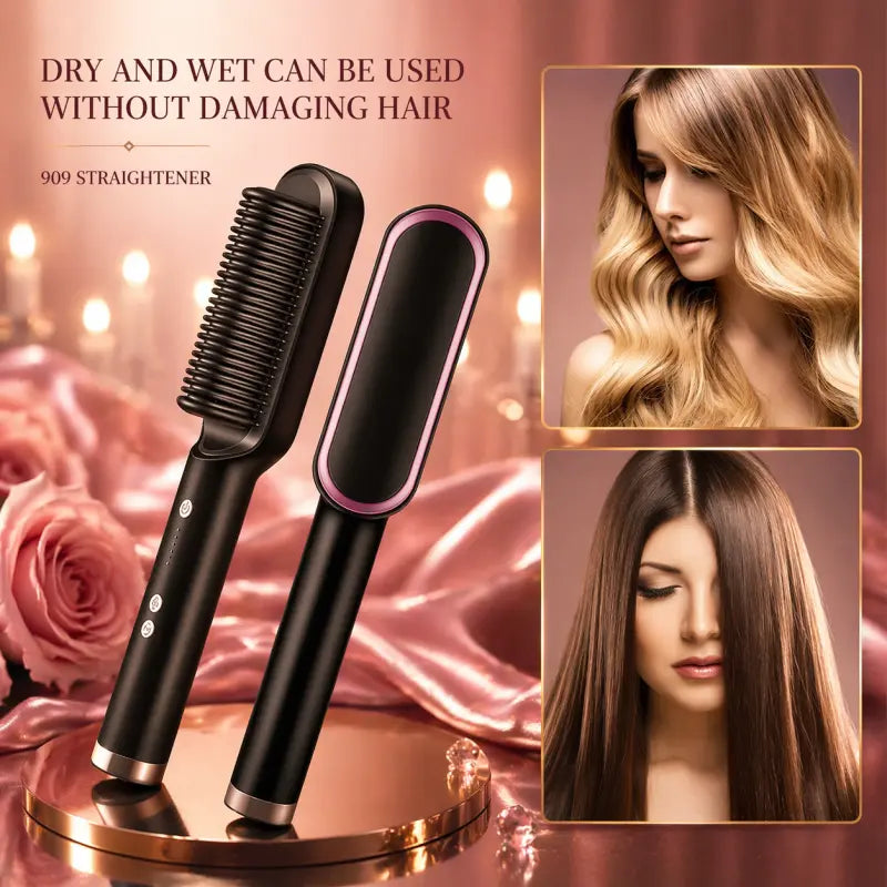 909 Hair Straightener – Professional Fast Heating Ceramic Hair Straightener for Smooth & Silky Hair