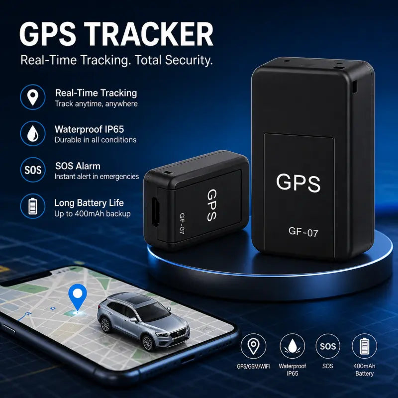 GPS Tracker – Real Time Vehicle Tracking Device for Car, Bike & Personal Safety