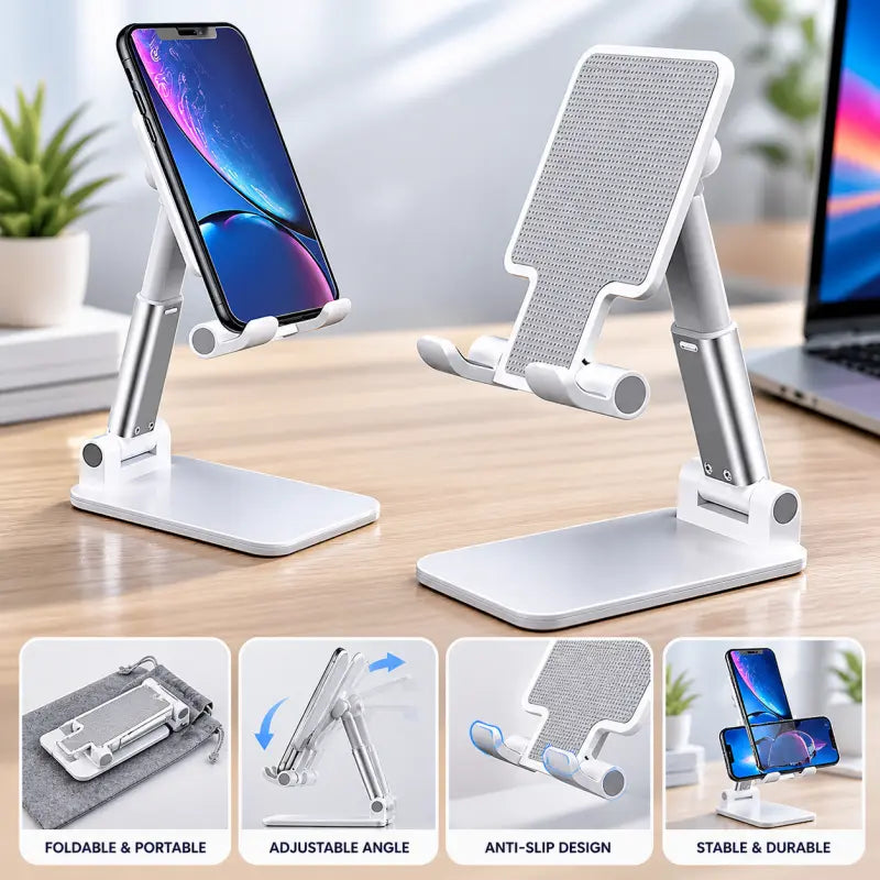 Mobile Stand – Adjustable Phone Holder for Desk, Bed & Hands-Free Viewing