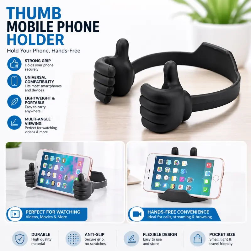 OK Stand – Adjustable Mobile Stand for Desk, Bed & Hands-Free Phone Holder