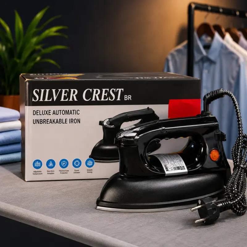Silver Crest Iron Model BR-144 – High Quality Steam Iron for Home Use | Fast Heating & Durable Performance