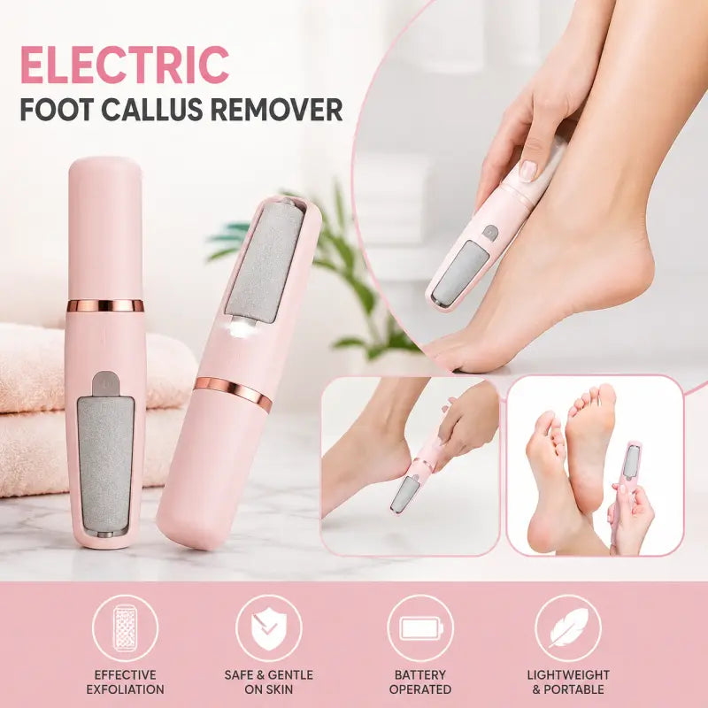 Flawless Pedicure Tool Finishing Touch – Electric Foot Callus Remover for Soft & Smooth Feet