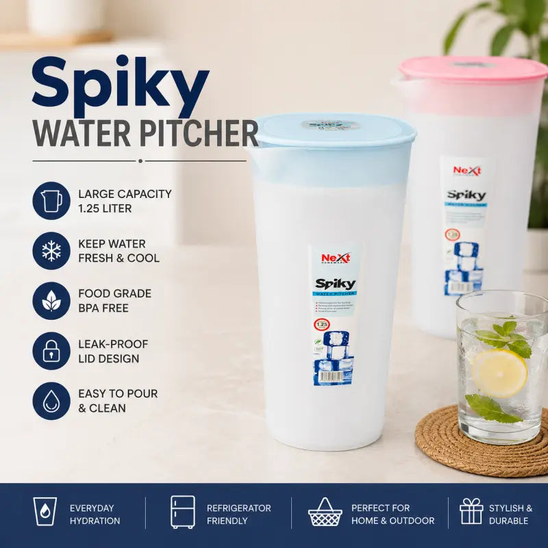 Spiky Bottle 1.2 Ltr – Large Capacity Leak Proof Water Bottle for Gym, Travel & Daily Hydration