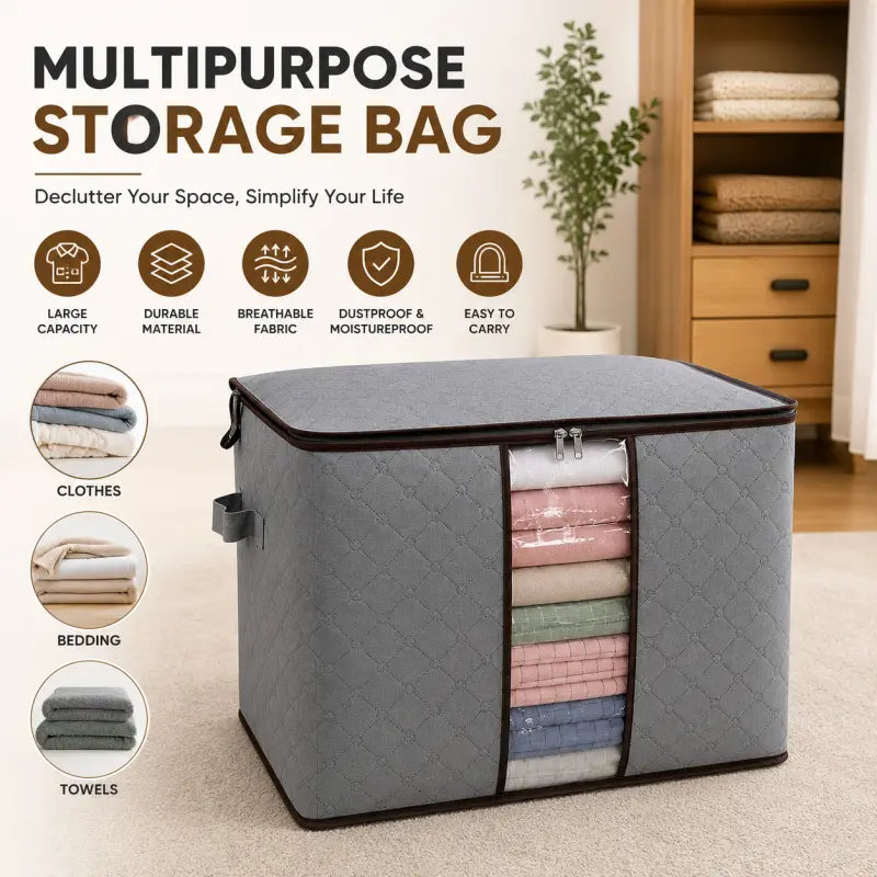 Grey Bag (Best Quality) – Stylish Durable Everyday Handbag for Travel, Office & Casual Use